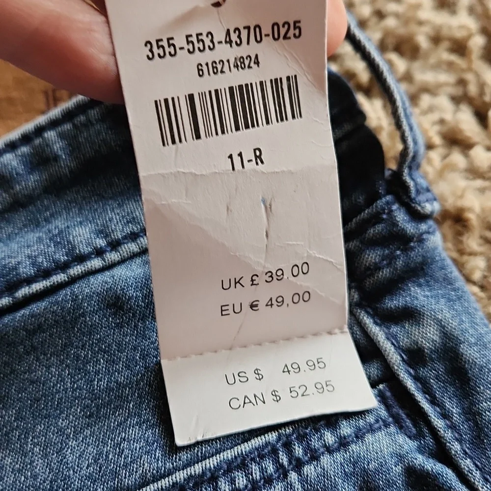 NWT Hollister Classic Blue Women's Jean Leggings Size 11R - Picture 8 of 9